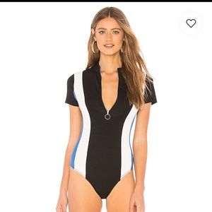 Colorblock bodysuit revolve